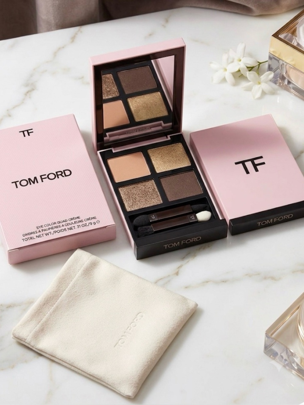 Tom Ford Eyeshadow 35 Rose Topaz LIMITED EDITION PINK with white dustbag NIB🌸